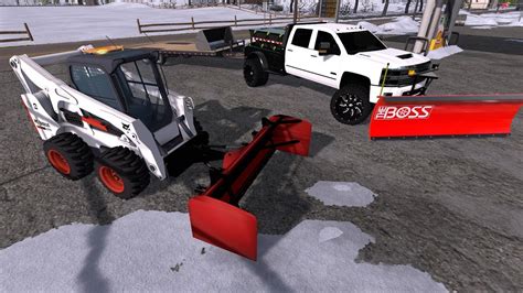 fs17 skid steer box plow|Ploughs Mods .